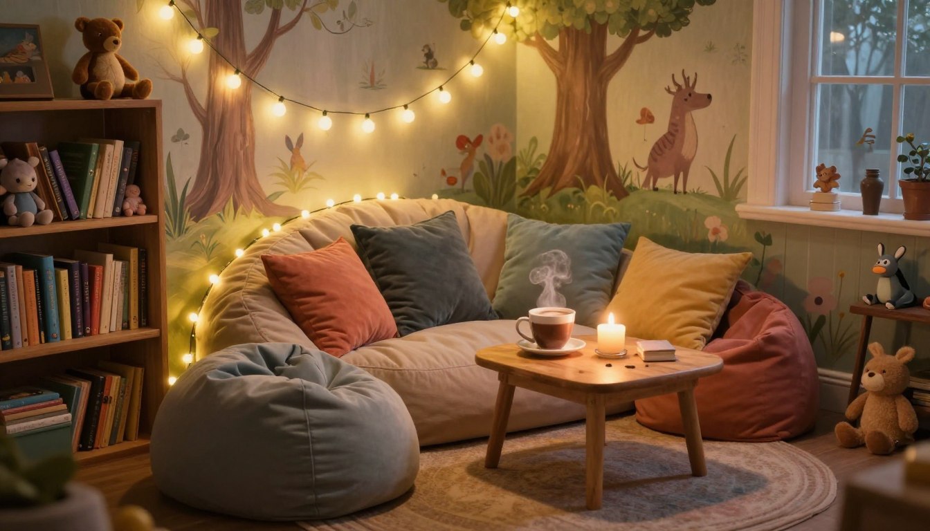 how to create a magical storytelling corner at home